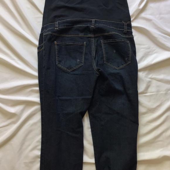 🔴𝗕𝗢𝗚𝗢🔴thyme maternity size 10 medium womens jeans - Picture 12 of 16